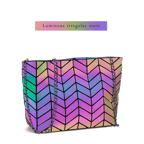 Luminous Geometric Sling Bag